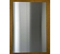 1 Piece of Brushed Stainless Steel Magnetic Notice Memo Message Board Display A2 A3 A4 A5 - Without Holes (420mm x 297mm A3)