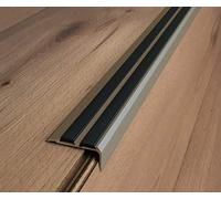 1 Piece of Champagne Aluminium Stair Nosing Edge Trim Step Nose Edging Nosings Carpet 35.43in x 1.38in x 0.79in (900mm x 35mm x 20mm)
