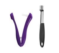 1 Piece Of Cherry Nucleator And 1 Piece Of Fruit Nucleator, Fruit Seed Removal Tool, Kitchen Auxiliary Equipment, Fruit Core Separator.