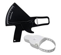 1 Piece Of Handheld Sebum Pliers, 1 Automatic Retractable Waist Circumference Ruler, Fat Thickness Measuring Ruler, Mini Portable, Suitable For Fitness, Fat Loss People.
