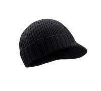 1 Piece of Knitted Hat, Soft Warm Hat, Windproof Hat, Simple Knitted Hat, Clothing Accessories Black