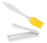 1 Piece of Meat Skewer Mold, 2 Pieces of Oil Brush, Manual Barbecue Tools, Plastic Barbecue Tools, Outdoor Barbecue Tools