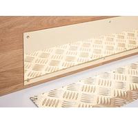 1 Piece of Metal Door Kick Plates - Polished Brass (1000mm x 200mm)
