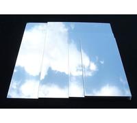 1 Piece of Mirror Polished Shiny Stainless Steel 304 Grade Sheet Metal Plate 1.2mm Thick (200mm x 100mm)
