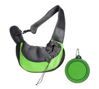1 Piece Of Pet Bag, 1 Pet Folding Bowl, Pet Supplies, One-Shoulder Pet Backpack, Dog Travel Bag
