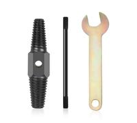 1 Piece of Screw Extractor Kit, 1 Piece of Black Rod, 1 Wrench, Screw Extractor, Bolt Extractor, Screw Extractor Tool