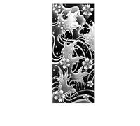 1 Piece Of Semi-Permanent Cherry Blossom Full Arm Tattoo Sticker Herbal Juice Flower Arm Japanese Style Long-Lasting Temporary Tattoo Tattoo Sticker Fake Tattoo