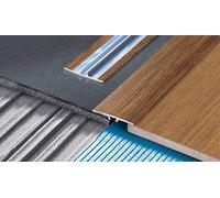 1 Piece of White Oak Flat Aluminium Wood Effect Door Edging Bar Trim Threshold Laminate 35mm x 900mm