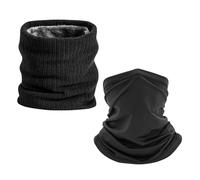 1 Piece Of Woolen Scarf And 1 Piece Of Scarf Scarf, Neck Scarf, Warm Neck Scarf, Windproof Neck Scarf, Sun Protection Scarf Scarf