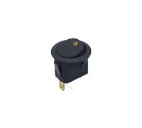 1 piece on/off circular rocker switch LED lighting car dashboard dashboard boat truck 12V 24V/6A 250V/10A 125V 2/3/4PIN switch 20MM(3Pin Yellow light)