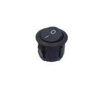 1 piece on/off circular rocker switch LED lighting car dashboard dashboard boat truck 12V 24V/6A 250V/10A 125V 2/3/4PIN switch 20MM(3Pin black ON-OFF)