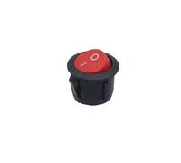 1 piece on/off circular rocker switch LED lighting car dashboard dashboard boat truck 12V 24V/6A 250V/10A 125V 2/3/4PIN switch 20MM(3Pin red ON-OFF)