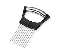 1 Piece Onion Slicer Holder, Onion Holder Stainless Steel Onion Fork Food Slicing Helper Kitchen Gadget Onion Cutter Slicer Vegetable Tools for Chopping Grating Fruit Assistant