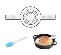 1 Piece Oven Baking Bread Mat with 1 Oil Brush, Dough Bread Mat with Long Handle, Baking Silicone Mat, Oven Insert Replacement Bread Mat (Black)