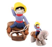 1 Piece Pet Costume, Creative Dog and Cat Costume, Cowboy Knight Style, Halloween Pet Costume, Funny Pet Clothes, Dog Jumper, Riding Clothes, Cute Cat Clothes