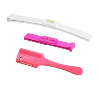 1 Piece Pink Bangs Clip, 1 Piece White Hair Tail Clip and 1 Piece Hair Cutting Comb, Hairstyle Design Auxiliary Tools, DIY Cutting Tool, Suitable For New Hairstyle Design.