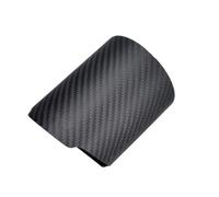 1 Piece Pipe Cover Car Universal Straight Flange Carbon Fiber Exhaust Tip Muffler Case Housing Car Exhaust Pipe(Matte In112-Ou116)
