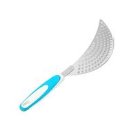 1 Piece Pot Strainer Stainless Steel Moon Pot Strainer, Colander Pasta Drainer with Handle Pasta Pan 182