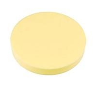1-Piece Pottery Sponge pad, 30cm Large Round Foam Pad, Light Yellow, Soft Support Mat for Clay Molding, Ceramic Crafting, Comfortable Ergonomic Art Tool