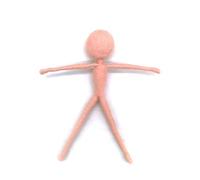 1 Piece Pre-Made Felt Body Frames 10cm to Make Fairies, Mummies, Gnomes, Aliens Easier - Needle Felting Supplies