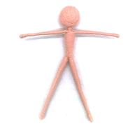 1 Piece Pre-Made Felt Body Frames 15cm to Make Fairies, Mummies, Gnomes, Aliens Easier - Needle Felting Supplies