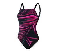 1-piece printed swimsuit for women Speedo Amberglow Black 48