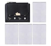 1 Piece Printed Wallet, 4 Pieces Clear Card Holder, Women's Wallet, Women's Mini Wallet, Women's Travel Wallet, Flat Wallet, Women's Card Holder
