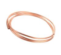 1 Piece Pure Soft Copper Tube Coil for Air Conditioning Drain Pipe, Cooling Hollow Round Metal Pipes(5M*12.7MM*0.8MM)