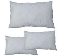 1 Piece Quilted Cot Pillow/Inner Pillow for Baby Toddler - Pillow Size 40 x 60 cm (White)
