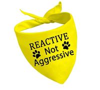 1 Piece Reactive Not Aggressive Dog Bandana Do Not Pet Over the Collar Reactive Dog Bandana (Not Aggressive D EU2)