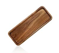 1 Piece Rectangular Tea Tray, Wooden Tea Tray, Furniture Decoration Tray, Multifunctional Tray, Retro Tray