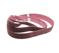 1 Piece Red/Grey Non-woven Nylon Abrasive Tape, Coarse Grinding to Fine Polishing Sanding Belt(Red P240,915 x 100 mm)