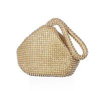 1 Piece Rhinestone Clutch Bag, Full Diamond Handbag, Elegant Dinner Bag, Sparkling Handbag, Crystal Bag, Bridal Bag, Suitable For Dinner Parties And Weddings