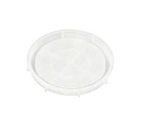 1 Piece Round Tray Resin Mold,Silicone Coaster Molds,Round Coaster Making Mould for DIY Cup Tray Mat-Inner Dia 19.4cm