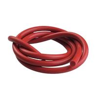 1 Piece Rubber Sealing Weatherstrip VMQ Solid, White Round Bar Cord Silicone for Automobile(Red,5METERS*2.5MM)