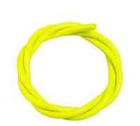 1 piece Rubber Tube 1 Meter, 2mm*4mm Silica Gel Water Resistance Soft Pipe(Yellow)
