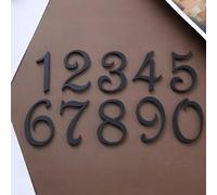 1 Piece Self - Adhesive Mailbox Door Stickers, 0-9 Black Outdoor Numbers for House Address, 2.76 Inch Are Applicable for Mailboxes, Cars, Door, Window, Sign, House, Apartments, Office(Number 5)