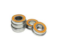 1 piece SF688 2RS 8x16x5 mm ABEC7 Flange Hybrid Si3N4 Ceramic Ball Bearing 688 S688 F688 SF688C RS 2OS 3D Printer Flange Bearing(SF695C-2OS 5x13x4mm)
