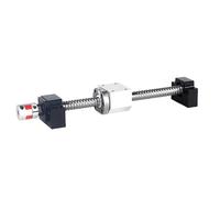 1-piece SFU1605 rolled ball screw C7 with end machining + double ball nut(250mm)