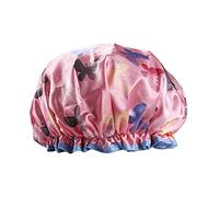 1 Piece Shower Cap Reusable Bath Cap, Double Thickening Waterproof Shower Cap (Butterfly)