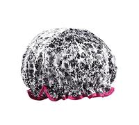 1 Piece Shower Cap Reusable Bath Cap, Double Thickening Waterproof Shower Cap (Flower)