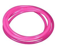 1 piece Silicone High Strength Hollow Pipe, Pink Flexible Silicone Rubber Soft Tube Inner Diameter 2-8mm(5metersx5mmx8mm)