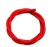 1 piece Silicone Water Resistance Tube, Flexible Rubber Soft Pipe ID 5mm 4mm 3mm for Architecture(Red,10metersx1mmx3mm)