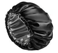 1 Piece Silk Bonnet Satin Double Sided Silk Hood for Sleeping Sleep Cap Silk Adjustable Satin Bonnet Sleep Cap Silk Waterproof Bath Hair Cap for Women Girls Spa Salon