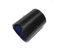 1 Piece Silver For M2 For M3 For M4 For M5 For M6 Carbon Exhaust Tips For Bmw F87 F80 F82 F83 F90 Car Exhaust Tip(Bluing 60mm-93mm)