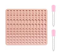 1 Piece Snack Mold with 2 Pieces Silicone Dropper, Biscuit Mold, Cute Shape Baking Accessories, Heat-Resistant Silicone.