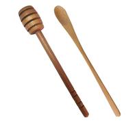 1 Piece Spiral Stick, 1 Piece Coffee Spoon, Wooden Jam Spoon, Jam Stirring Stick, Spiral Coffee Stick, Stirring Spoon with Long Handle, Jam Stick, Kitchen Accessories