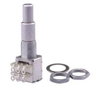 1 Piece Stacked Potentiometer B5K/B10K/B50K/B100K/B250K/B500K Stacked Double Concentric With Center Detent With Center Detent