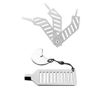 1 Piece Stainless Steel Lock-Opening Tool and 1 Piece Door Arrester, Multi-Function Manual Tool, Emergency Lock-Opening Set, Suitable for Fire Fighting and Professional Training.