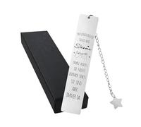 1 Piece Star Pendant Friendship Bookmark, 1 Piece Bookmark Gift Box, Stainless Steel Bookmark, Personalized Bookmark, Girlfriend Gift, Creative Gift for Family and Friends